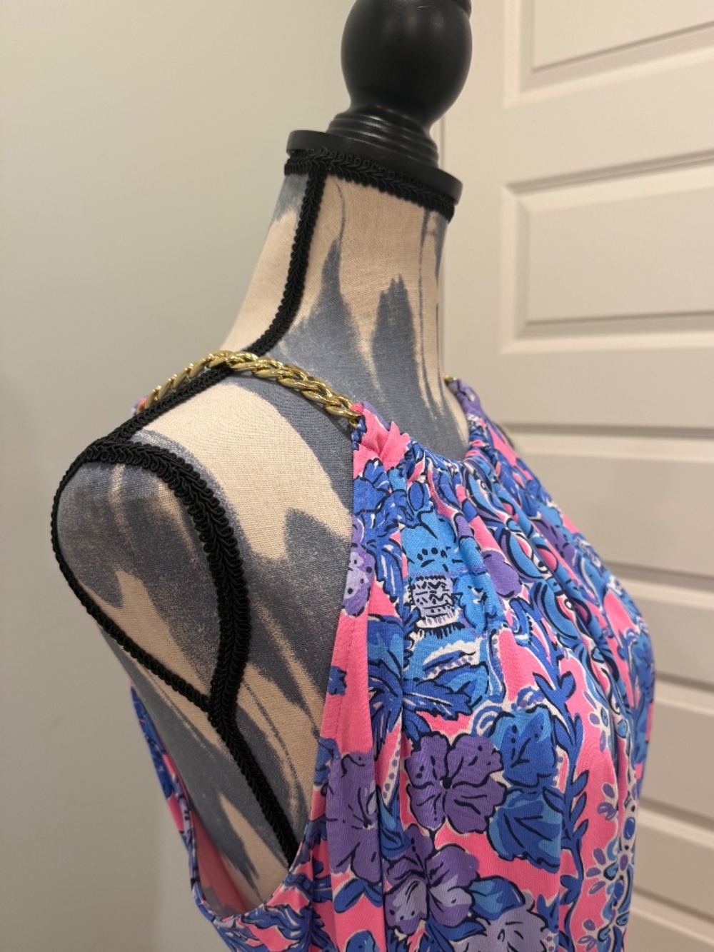 Lilly Pulitzer Bingham Maxi Dress Palm Paradise Size XL - Picture 11 of 11